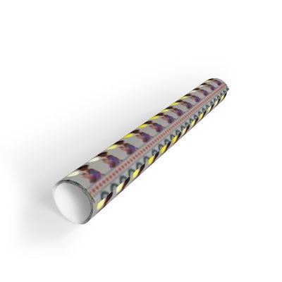 Metallic Elevated Ink – At the Sunset Portrait – Vibrant African Gift Wrapping Paper Sheets