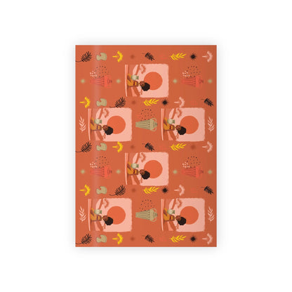 At the Sunset Portrait – Vibrant African Gift Wrapping Paper Rolls