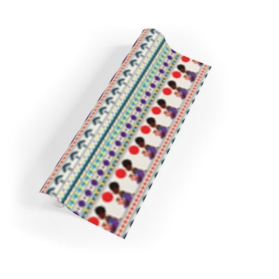 Double-Sided Gift Wrapping Papers - Vibrant African Gift Wrapping Sheet