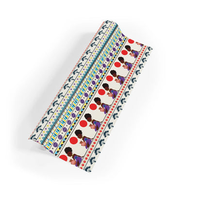At the Sunset Portrait – Vibrant African Gift Wrapping Paper Rolls