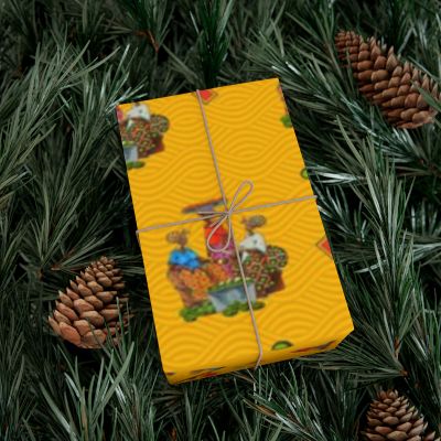 Wrapping Paper Sheets - Metallic Elevated Ink