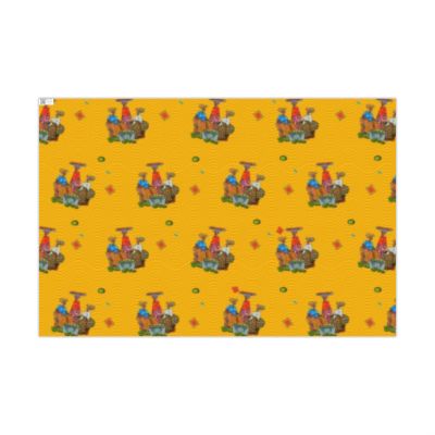 Wrapping Paper Sheets - Metallic Elevated Ink