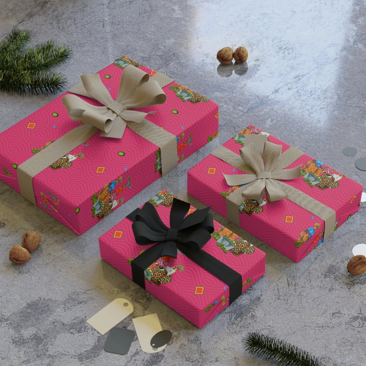 Traditional African Housewives, Strong Head of Households Gift Wrapping Paper Rolls