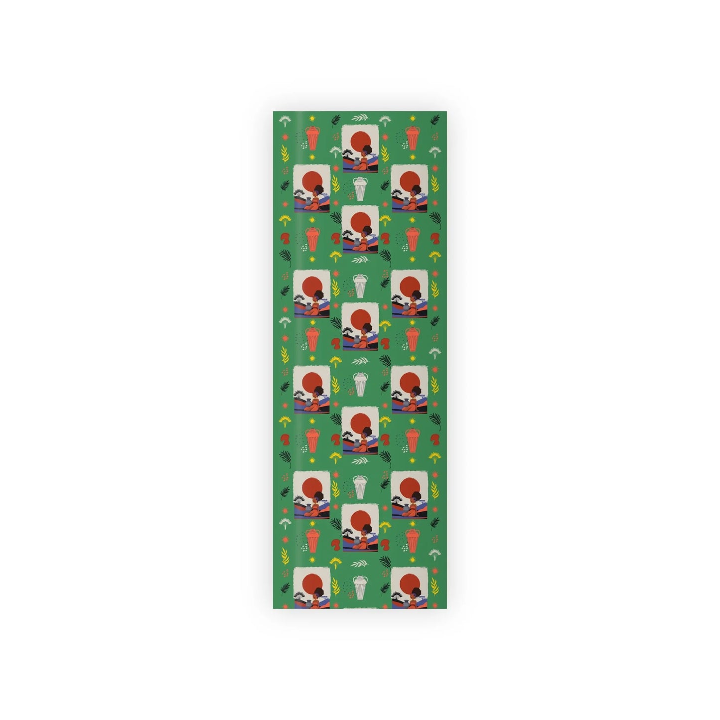 At the Sunset Portrait – Vibrant African Gift Wrapping Paper Rolls